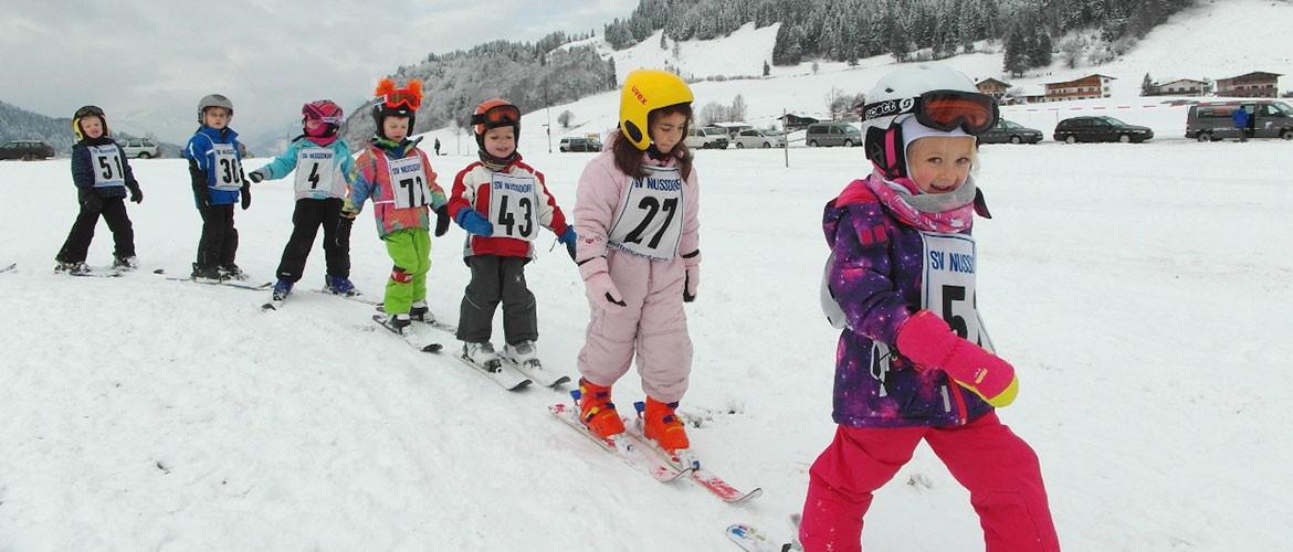 Zwergerl-Skikurs vom SV Nußdorf/Inn